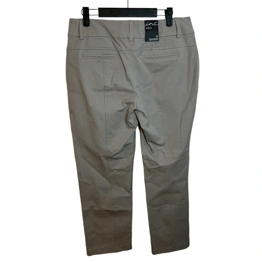 NWT Inc. Gray Curvy Fit Ankle Trousers - Picture 2 of 3